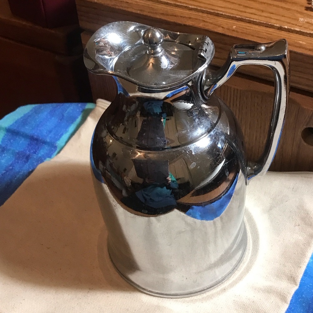Vintage Stanley Landers Frary & Clark Stainless Steel Decanter jug